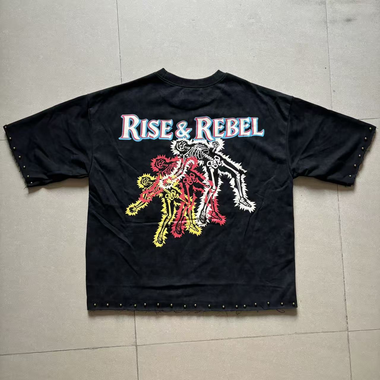 2003-kleep-s-n-jersey-3-4-sleeve-crop-top-tee image 3