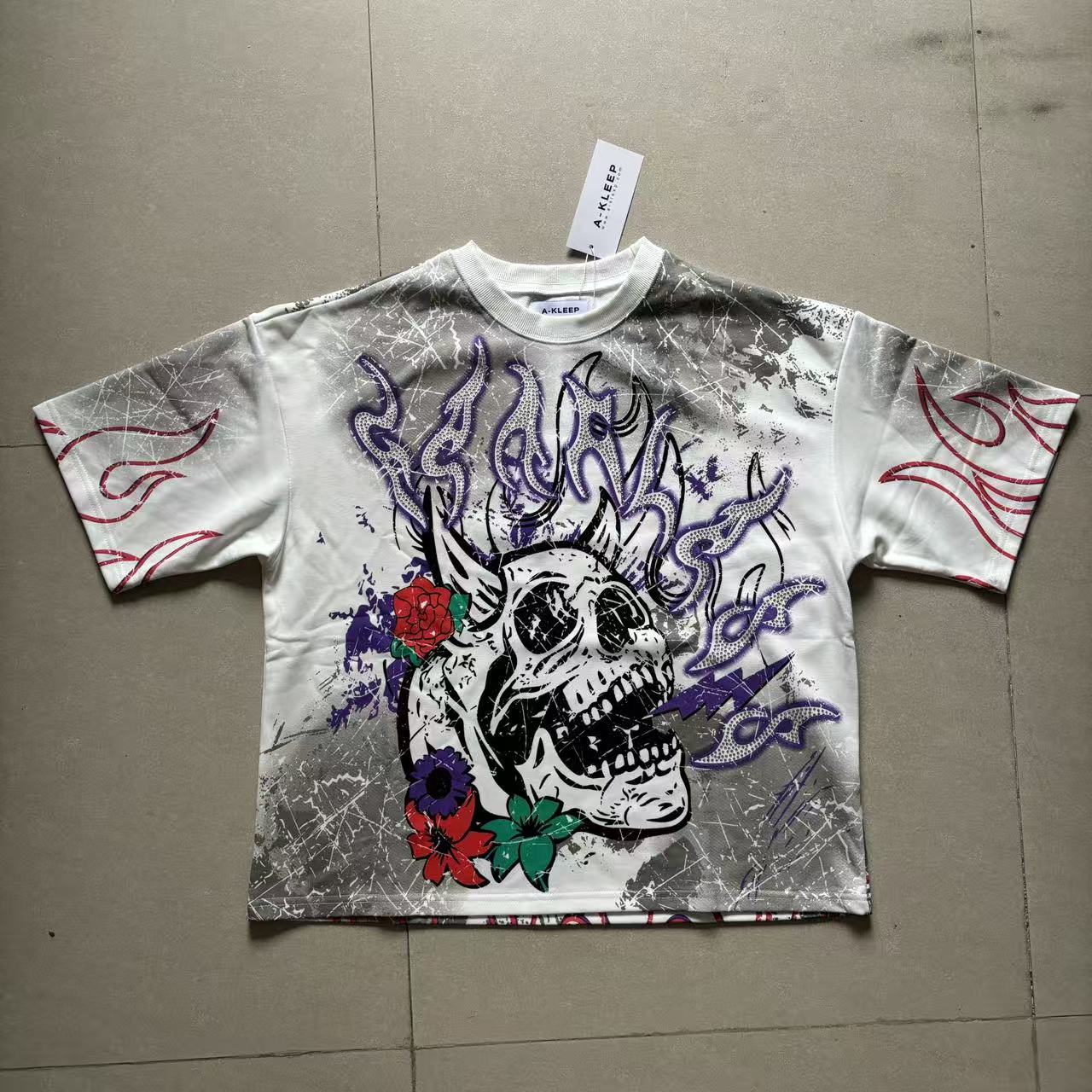 2006-kleep-beryl-s-n-jersey-3-4-sleeve-crop-top-tee image 1